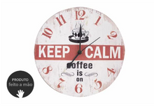 RELÓGIO DE PAREDE KEEP CALM